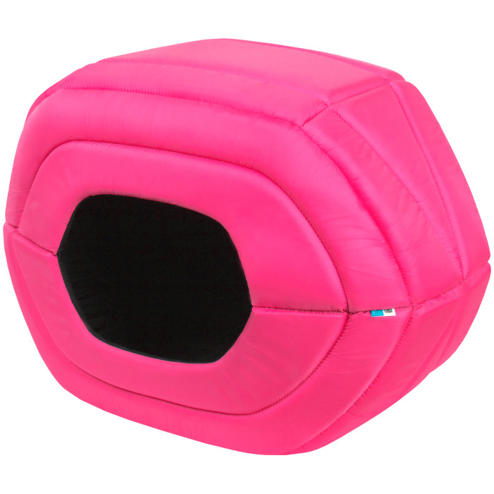 Домик для собак и кошек AiryVest размер M, 60x29x42 см, розовый