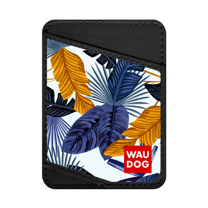 Business card holder WAUDOG, pattern "Jungle" 