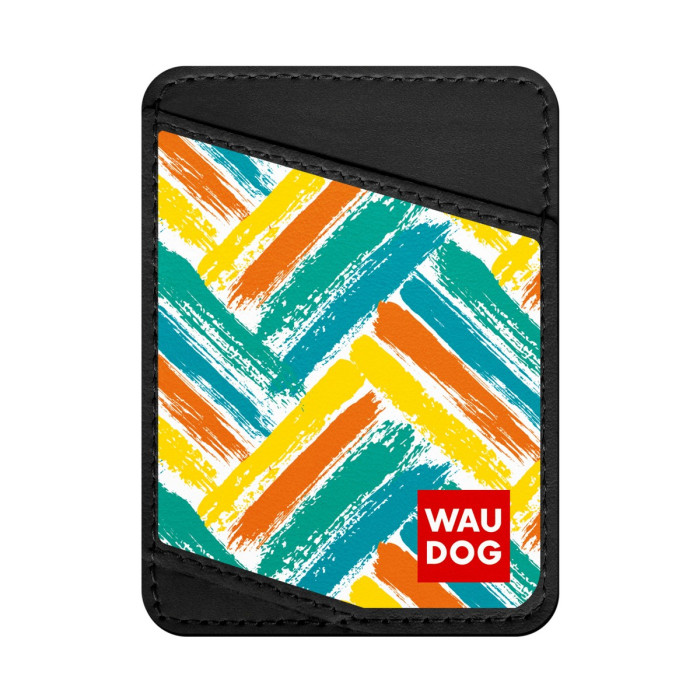 Business card holder WAUDOG, pattern "Zigzag" 