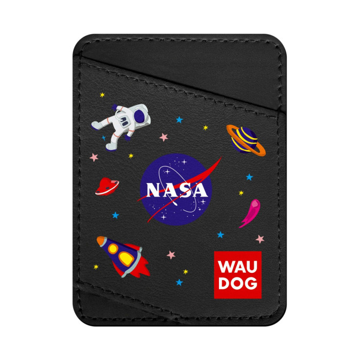 Business card holder WAUDOG, pattern "NASA" 