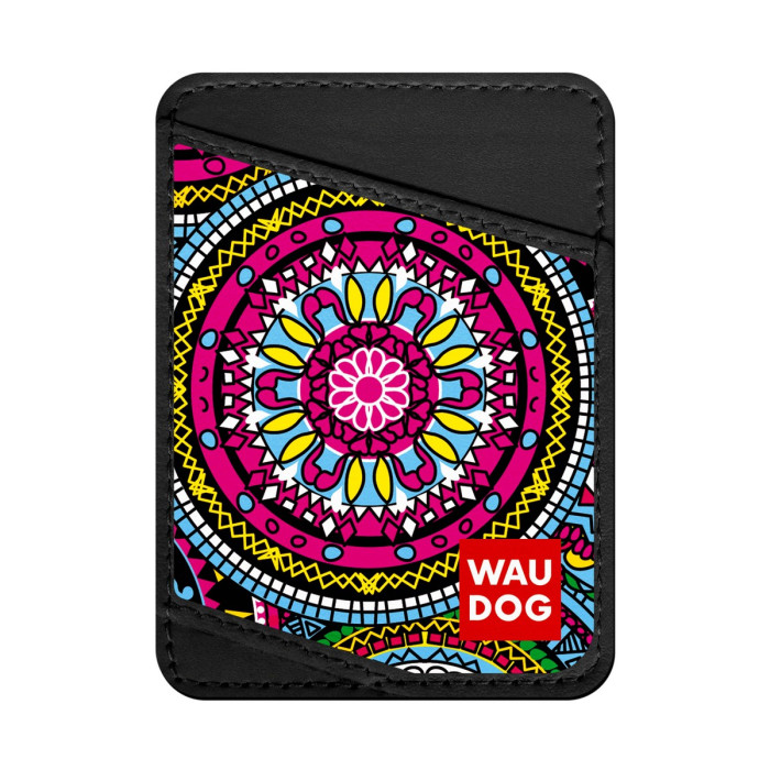 Business card holder WAUDOG, pattern "Mandalas"  