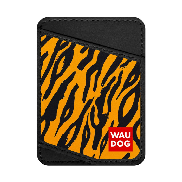 Business card holder WAUDOG, pattern "Tiger"  