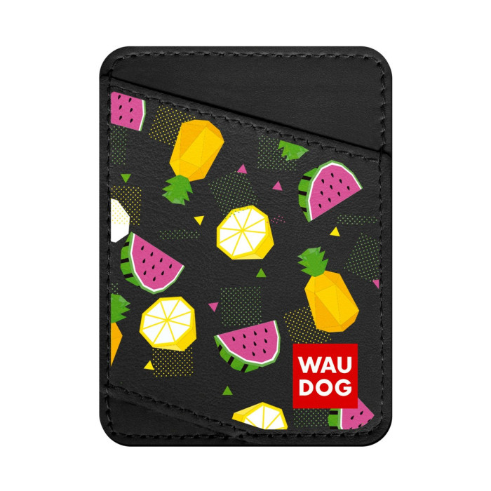 Business card holder WAUDOG, pattern "Fruit" 