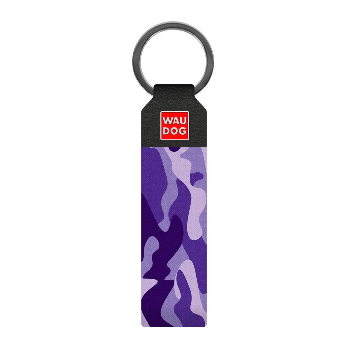 Keychain WAUDOG, pattern "Purple camo", 