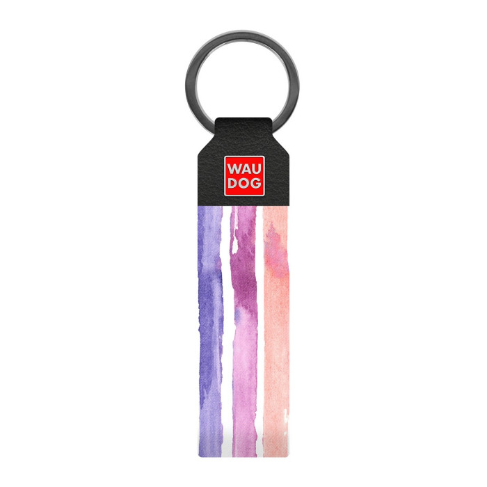 Keychain WAUDOG, pattern "Watercolor stripes", 