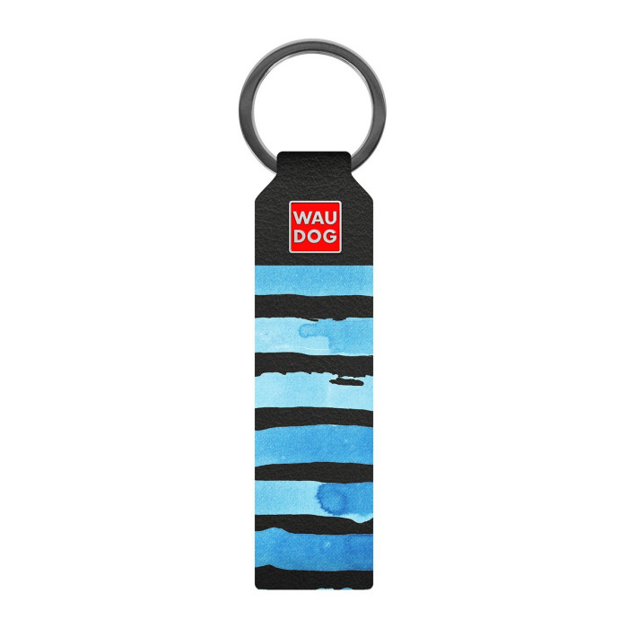 Keychain WAUDOG, pattern "Blue stripes", 