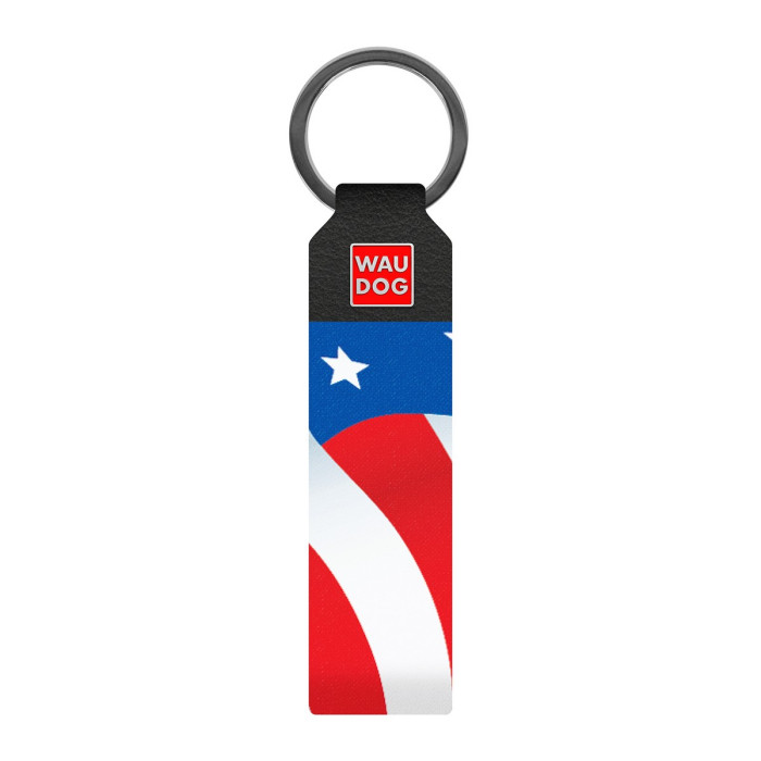 Keychain WAUDOG, pattern "Stars and stripes",  