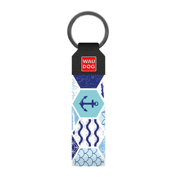 Keychain WAUDOG, pattern "Nautical", 