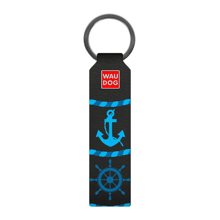 Keychain WAUDOG, pattern "Anchors",  