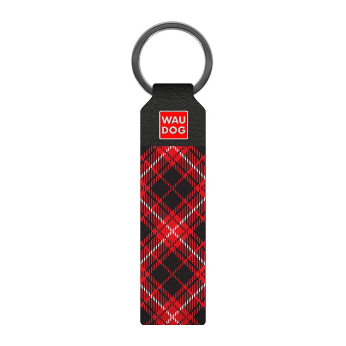 Keychain WAUDOG, pattern "Tartan", 