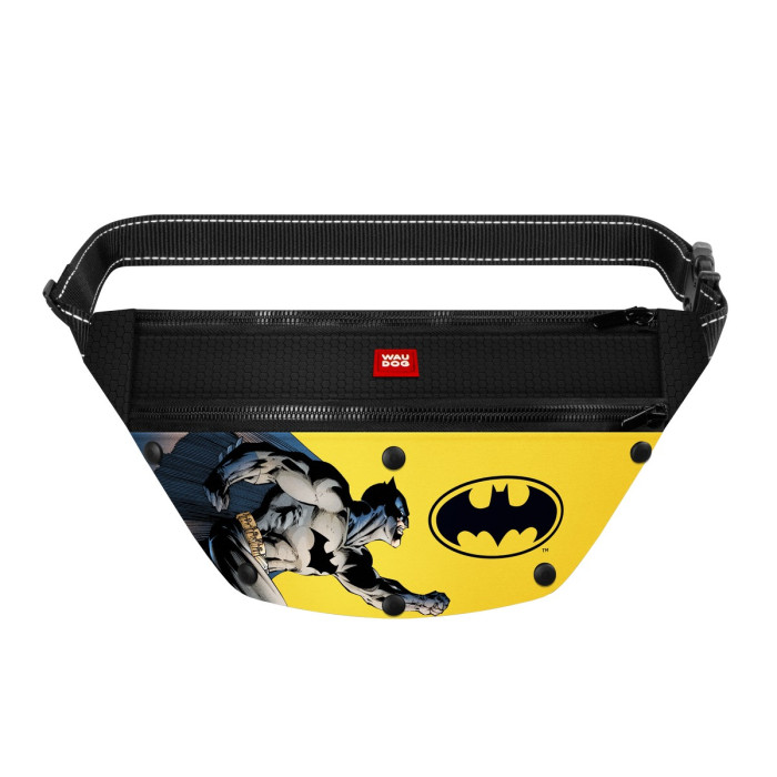 Поясная сумка-бананка WAUDOG для корма и акссесуаров, рисунок "Бэтмен 1"
