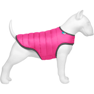 Курточка-накидка для собак AiryVest розовая