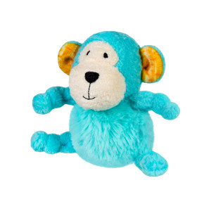 Іграшка для собак Мавпочка з м'ячиком всередині GiGwi Suppa Puppa, текстиль, термопластична гума, 11 см