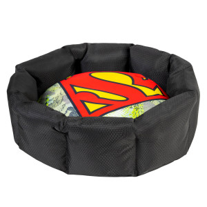 Лежанка для собак WAUDOG Relax, со сменной подушкой, рисунок "Супермен"