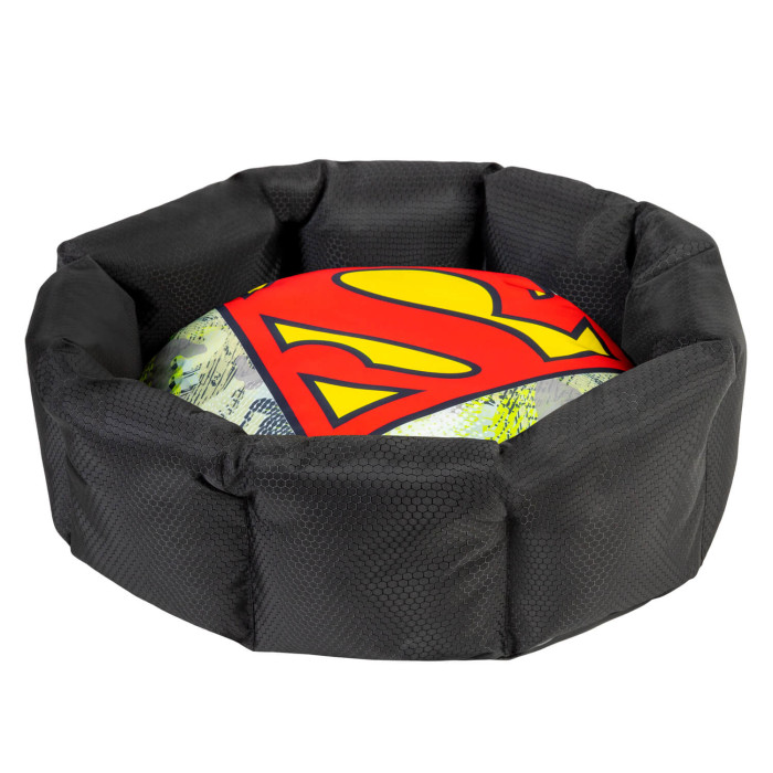 Лежак для собак WAUDOG Relax, зі змінною подушкою, малюнок "Супермен"