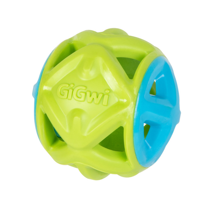 Іграшка для собак М'яч GiGwi Basic, салатовий, гума, 9 см