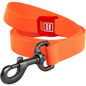 WAUDOG Waterproof dog leash with QR-passport, orange