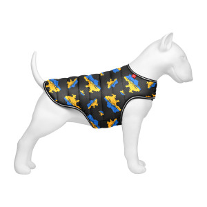 Куртка-накидка для собак WAUDOG Clothes, малюнок "Дім"