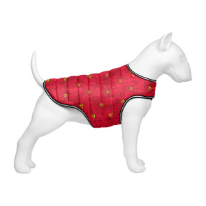 Курточка-накидка для собак WAUDOG Clothes, рисунок «Супермен красный»