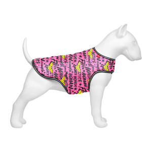 Курточка-накидка для собак WAUDOG Clothes, рисунок «Чудо-женщина в розовом»