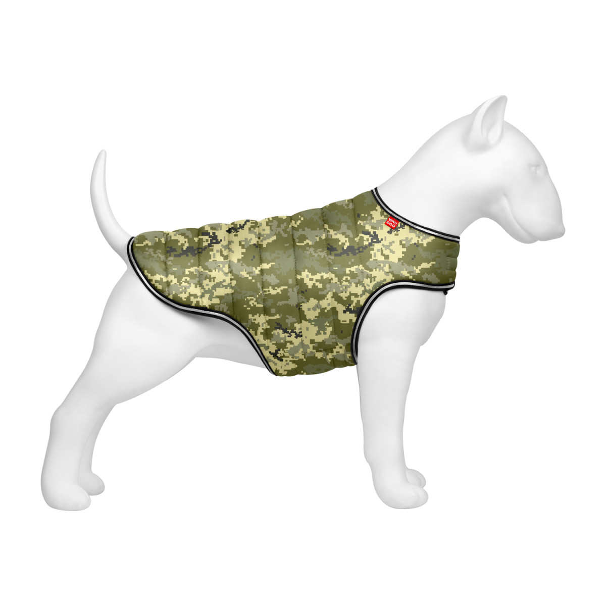 Куртка-накидка для собак WAUDOG Clothes, малюнок "Мілітарі"