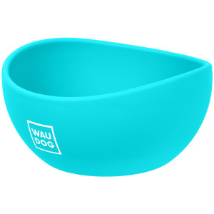 Миска WAUDOG Silicone, 250 мл, блакитна