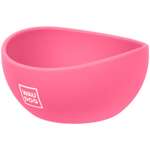 Миска WAUDOG Silicone, 250 мл, рожева