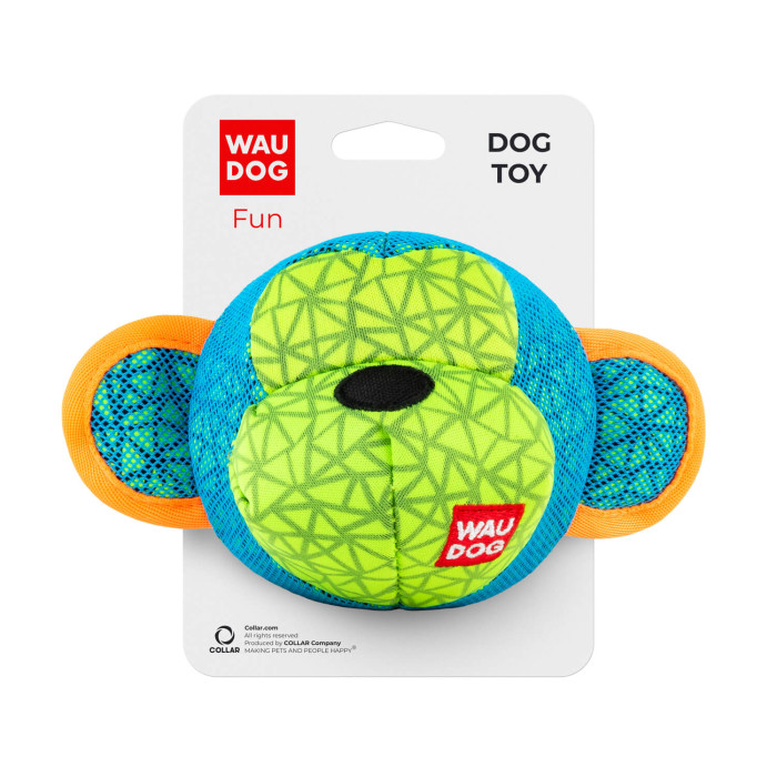 Іграшка для собак WAUDOG Fun, "Мавпа", Блакитна