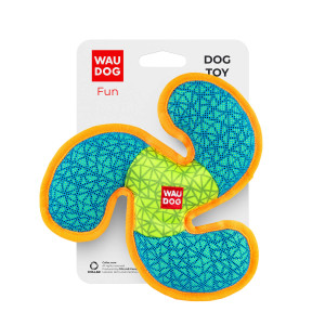 Игрушка для собак WAUDOG Fun, "Пропеллер", Голубая