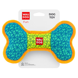 Іграшка для собак WAUDOG Fun, "Кістка", Блакитна