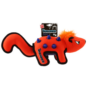 Игрушка для собак Скунс повышенной прочности GiGwi Basic, текстиль, резина, синтепон, 24 см