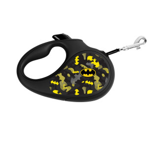 Повідець-рулетка для собак WAUDOG R-leash, малюнок "Бетмен Візерунок"