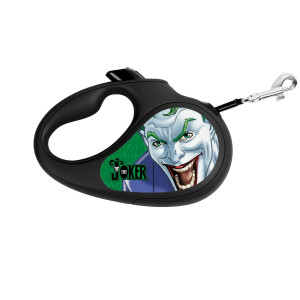 Повідець-рулетка для собак WAUDOG R-leash, малюнок "Джокер Зелений"